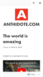 Mobile Screenshot of anthidote.com