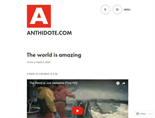 Tablet Screenshot of anthidote.com